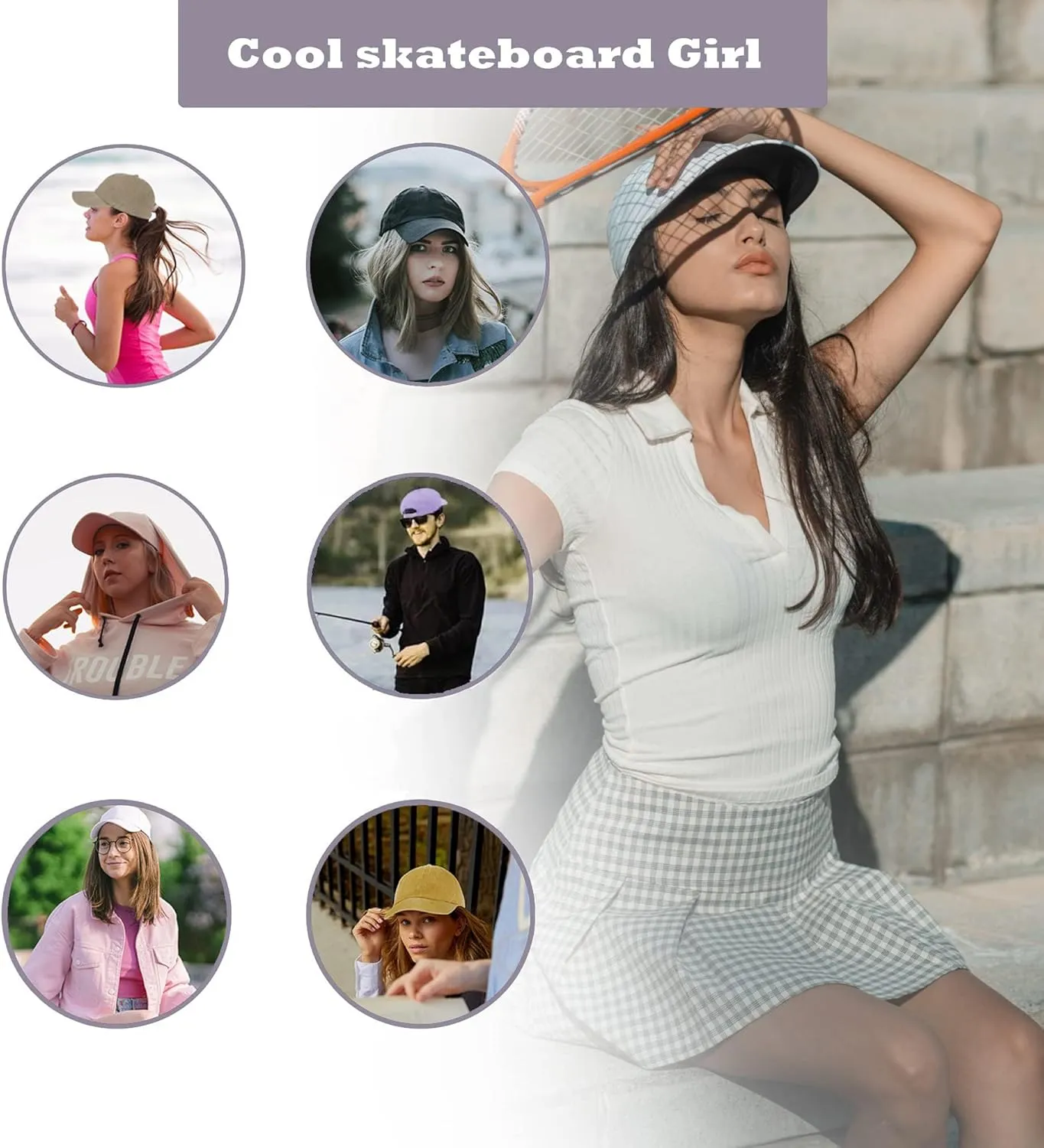 Durio Womens Baseball Caps Cute Baseball Hat Summer Sun Visor Hats Baseball Cap Men Adjustable Baseball Hats for Women