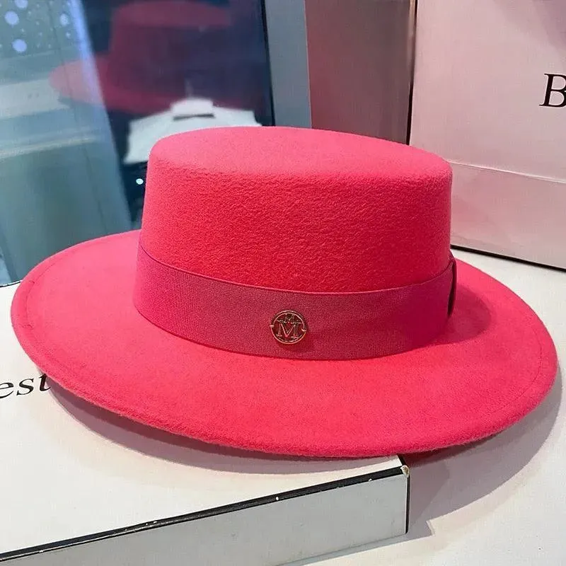 Elegant Fedora Hats for Women - Flat Top