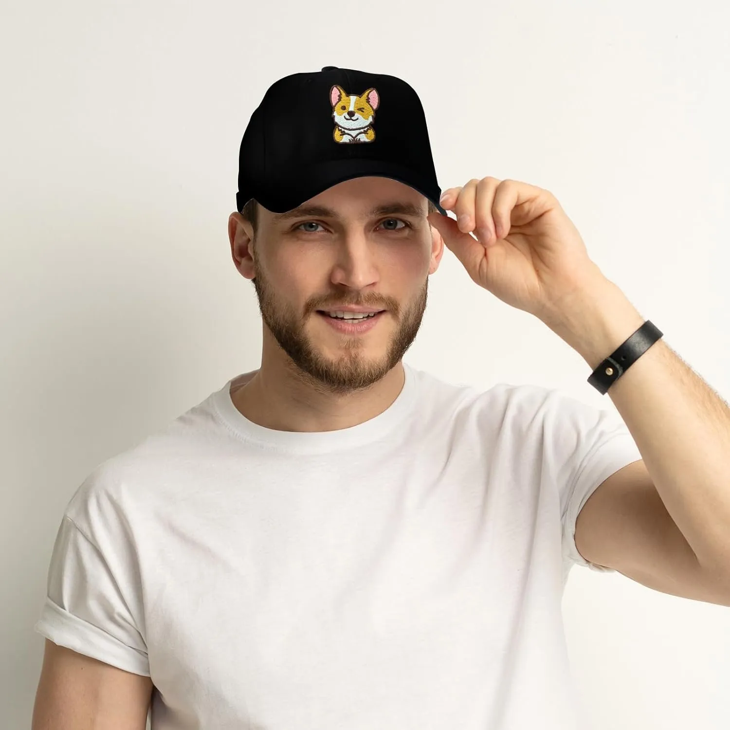 Embroidered Baseball Cap for Women Men Adjustable Baseball Hat Black Baseball Cap Trucker Hat