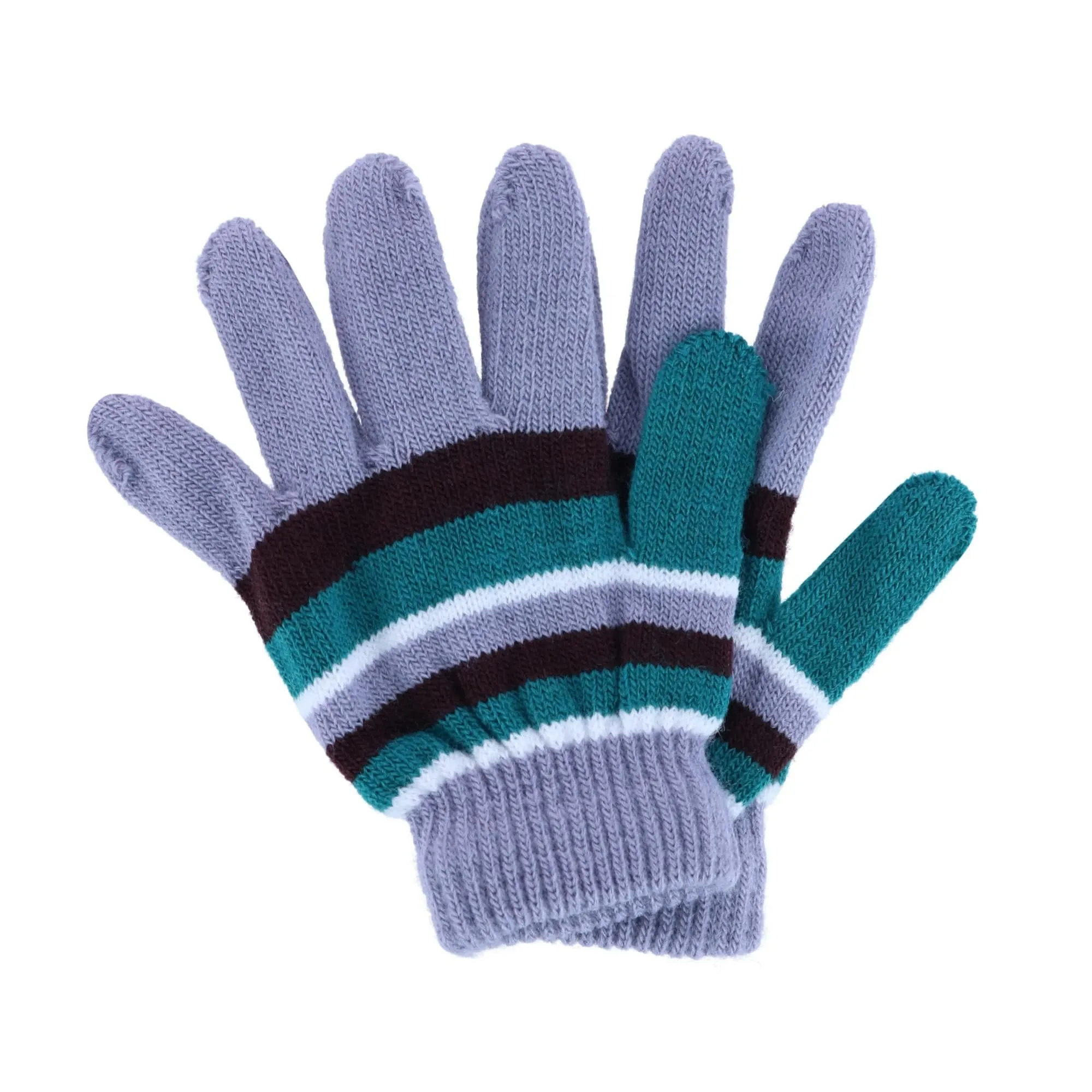 Epoch Hats Company Kids' Basic One Size Fits Most Striped Winter Glove