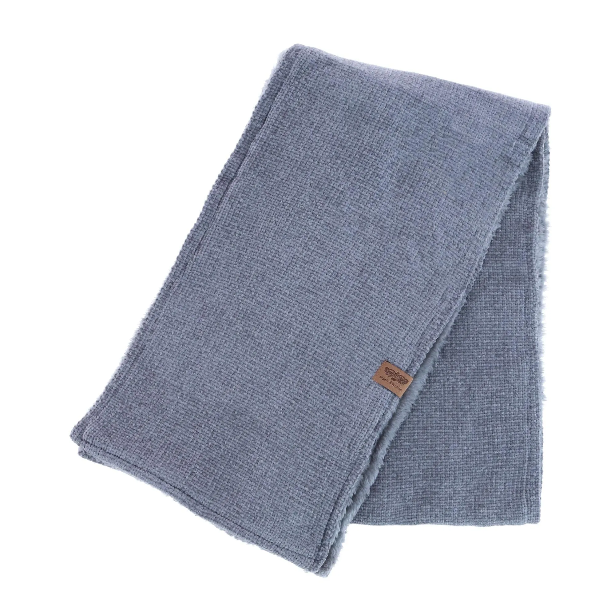 Epoch Hats Company Women's Knit Faux Sherpa Lined Winter Scarf