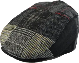 Epoch Men's Herringbone Wool Tweed Newsboy Ivy Cabbie Driving Cap