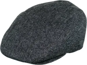 Epoch Men's Herringbone Wool Tweed Newsboy Ivy Cabbie Driving Cap