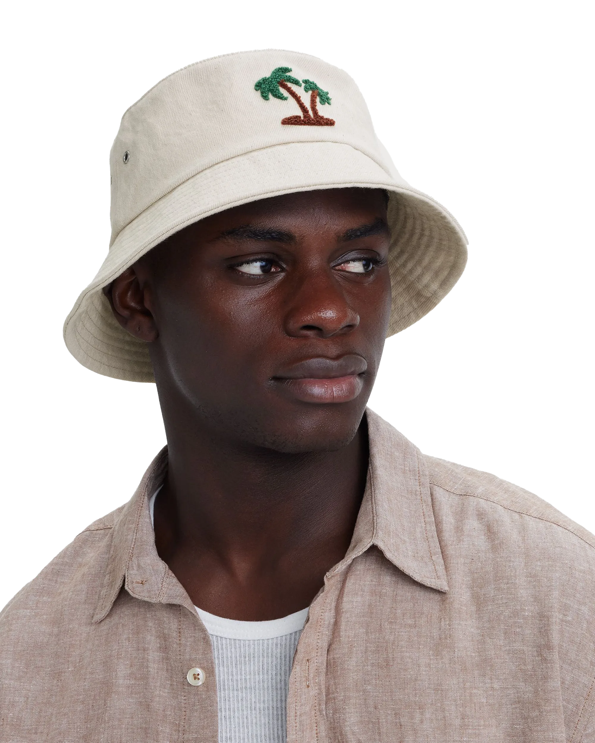 Essential Bucket Hat in Ecru