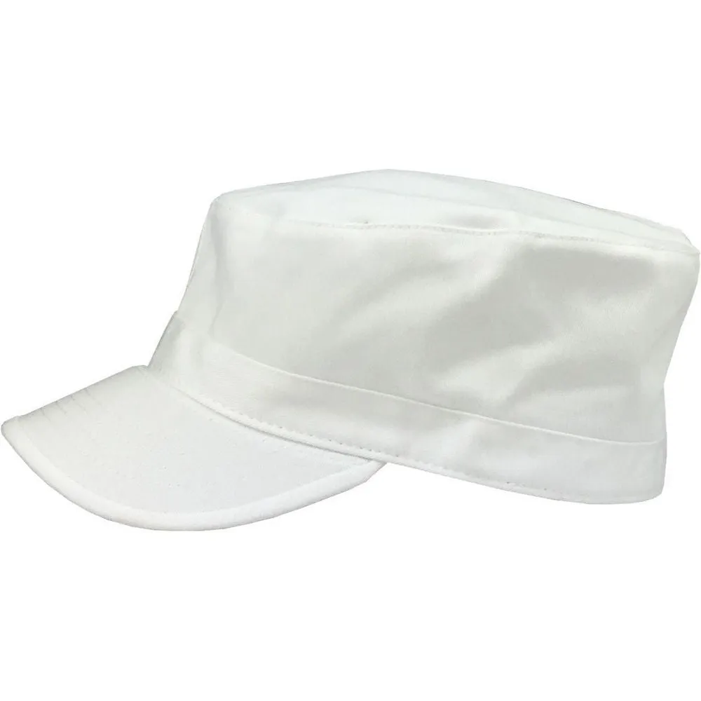 Ethos Army Cadet Cap i 100% Bomuld - Hvid Mælkedreng
