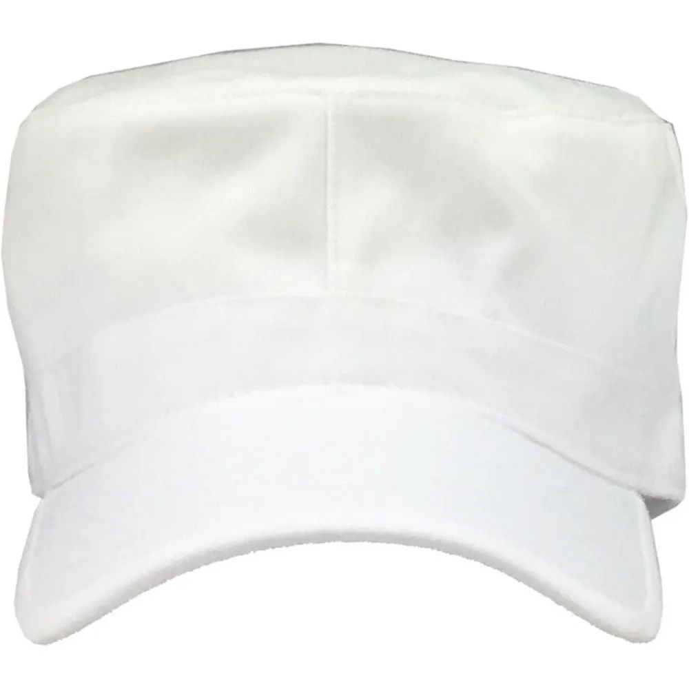 Ethos Army Cadet Cap i 100% Bomuld - Hvid Mælkedreng
