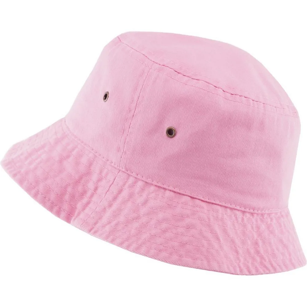 Ethos Cotton Bucket Hat - Pink Bomuld Bøllehat