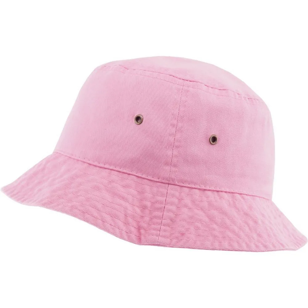 Ethos Cotton Bucket Hat - Pink Bomuld Bøllehat