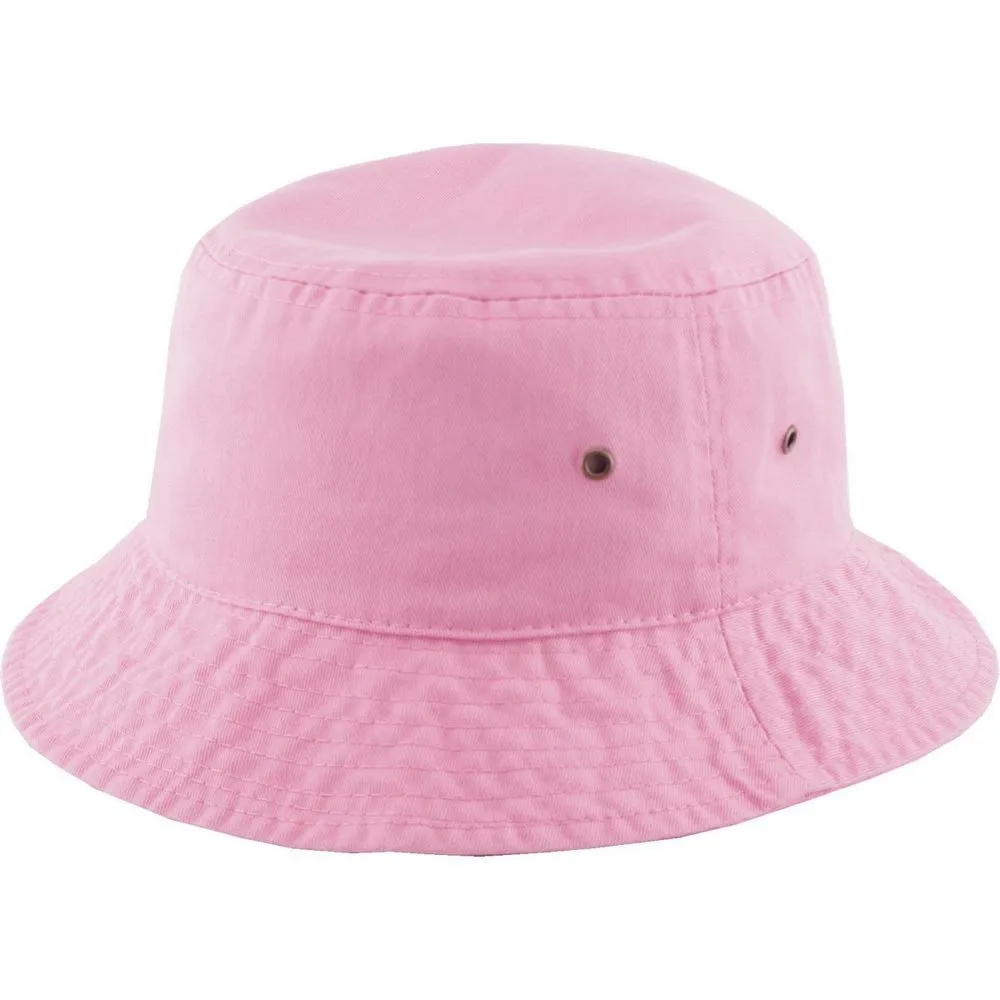 Ethos Cotton Bucket Hat - Pink Bomuld Bøllehat