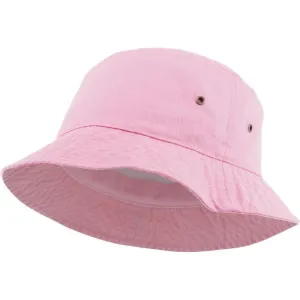Ethos Cotton Bucket Hat - Pink Bomuld Bøllehat