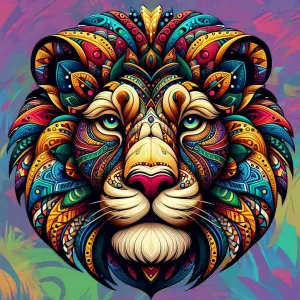 EXOTIC BIG CATS: A King Lion.B