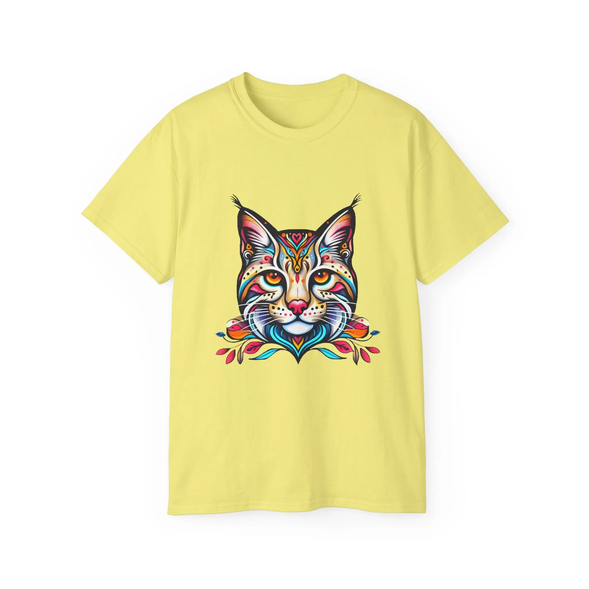 EXOTIC BIG CATS: American Bobcat-B. / Unisex Graphic Tee Shirt