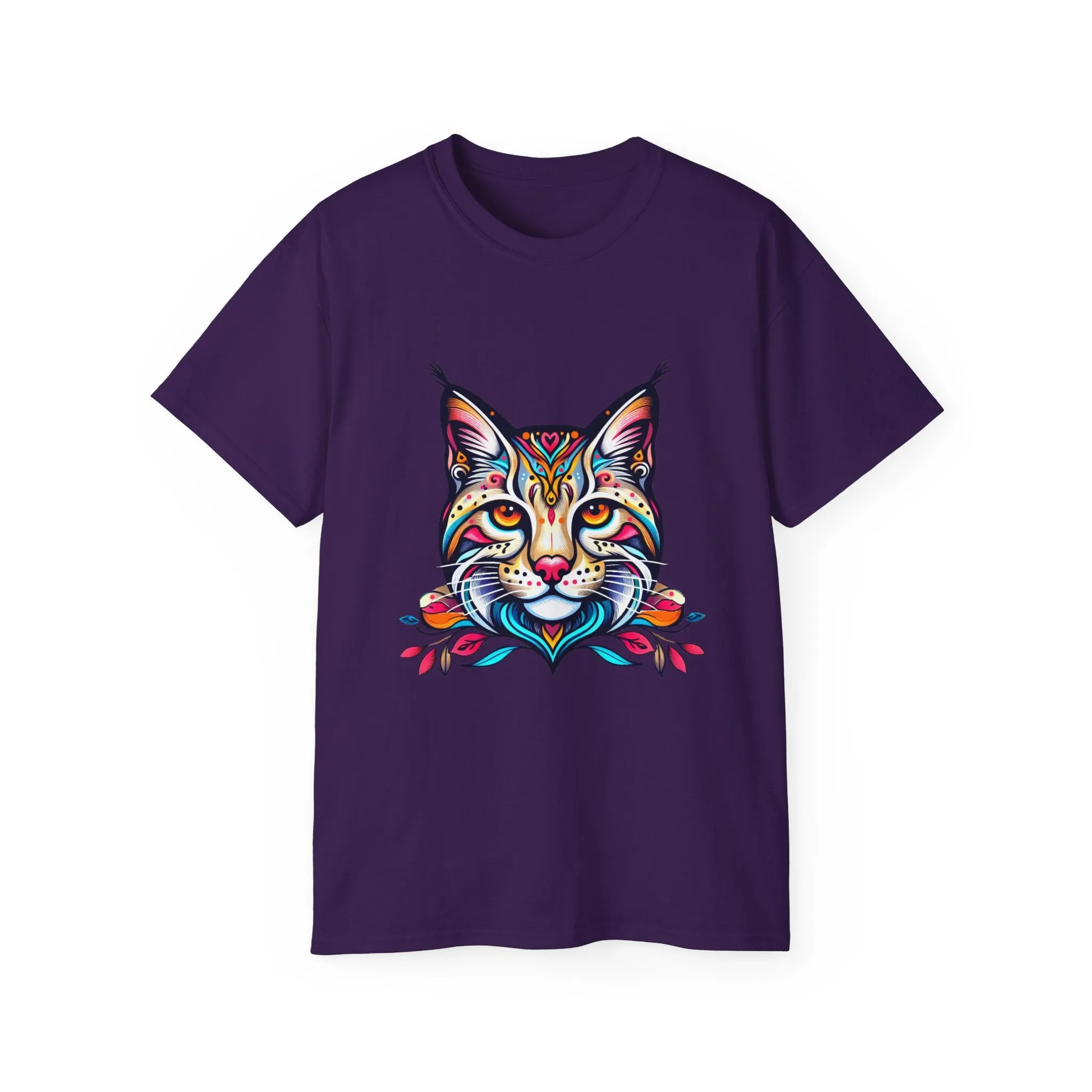 EXOTIC BIG CATS: American Bobcat-B. / Unisex Graphic Tee Shirt