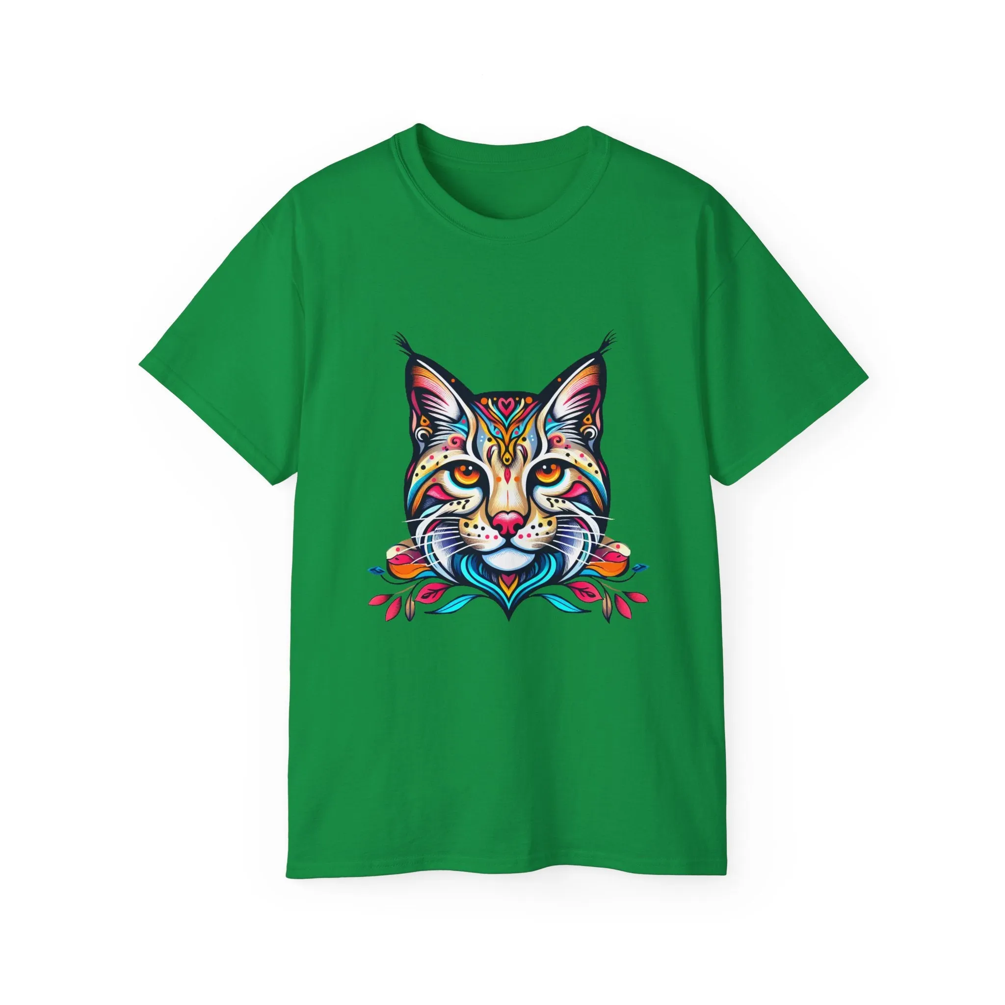 EXOTIC BIG CATS: American Bobcat-B. / Unisex Graphic Tee Shirt