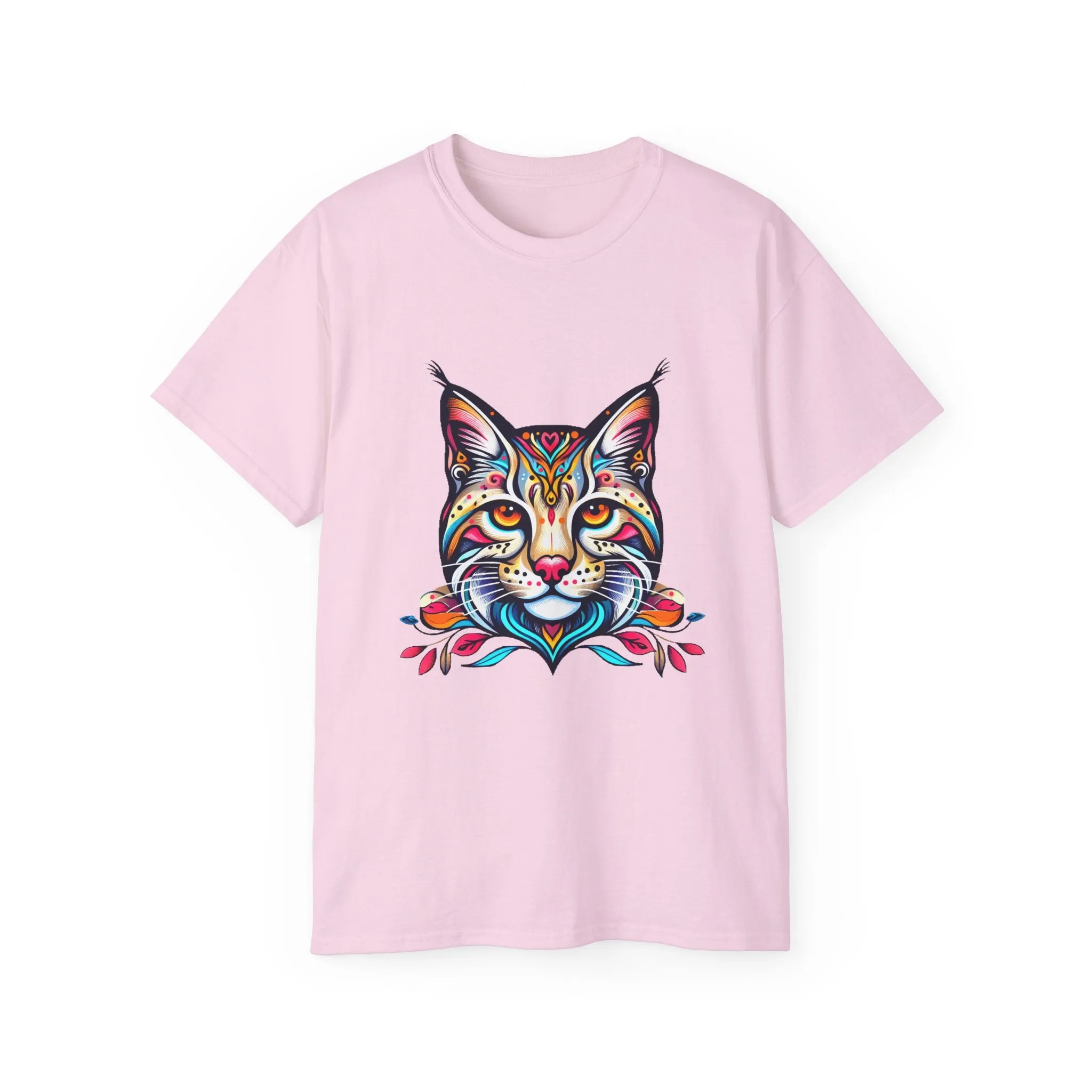EXOTIC BIG CATS: American Bobcat-B. / Unisex Graphic Tee Shirt