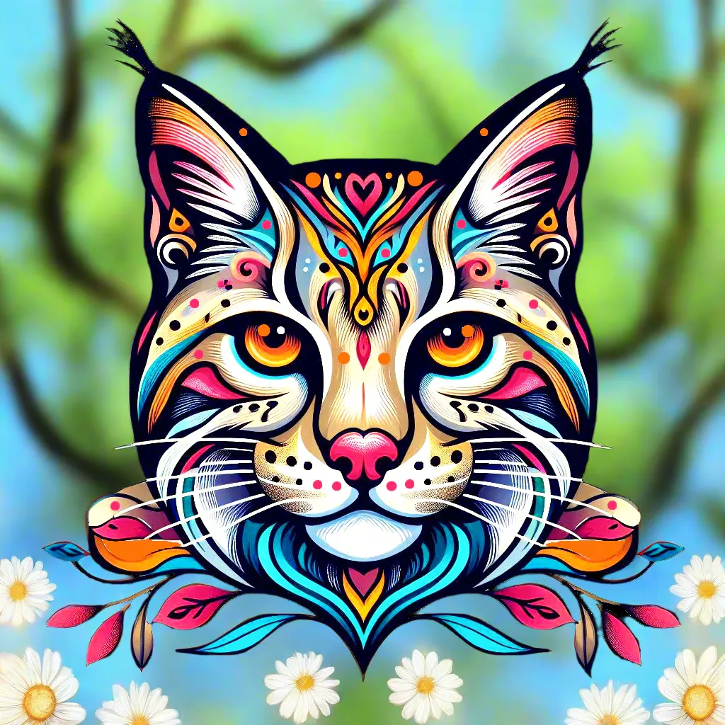 EXOTIC BIG CATS: American Bobcat-B. / Unisex Graphic Tee Shirt