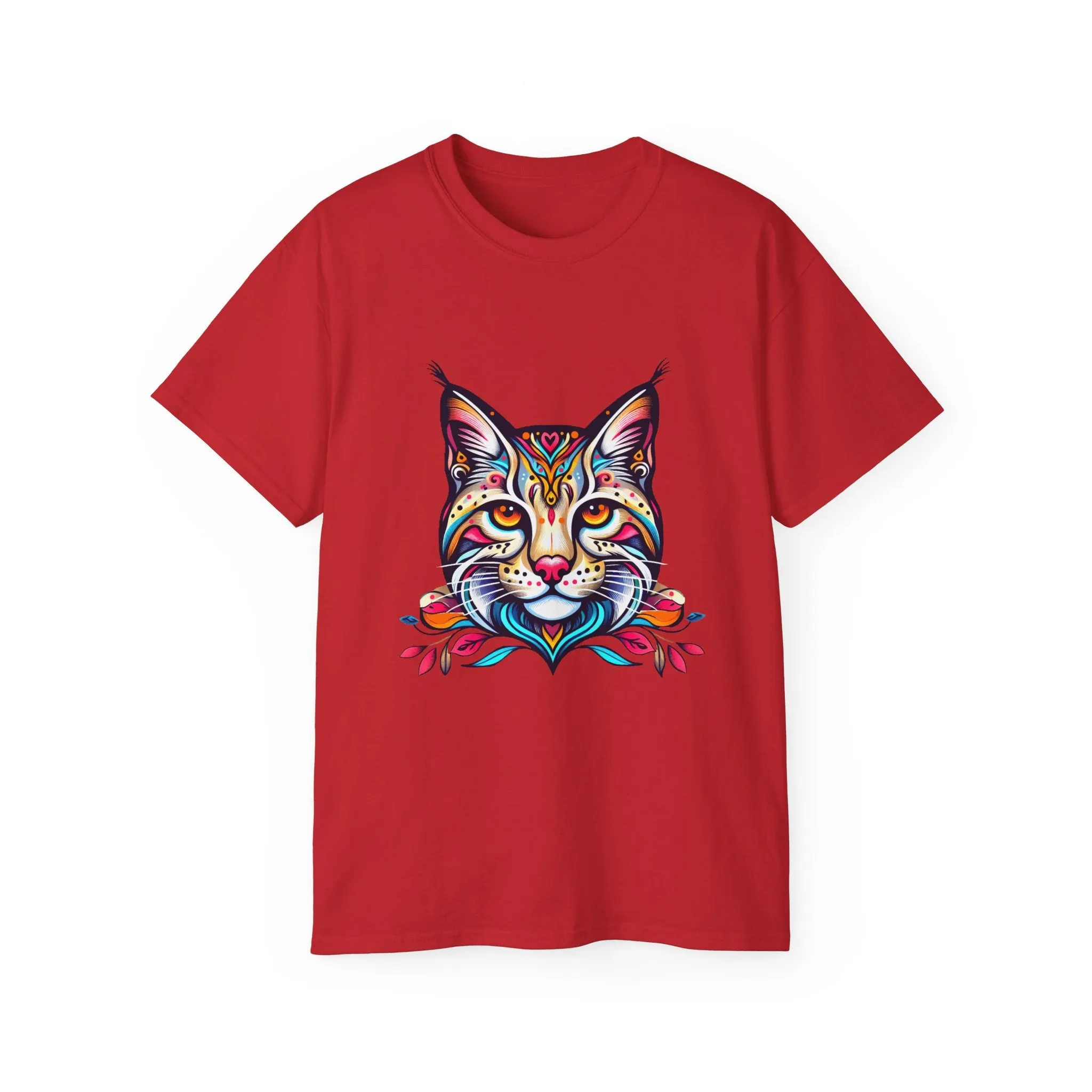 EXOTIC BIG CATS: American Bobcat-B. / Unisex Graphic Tee Shirt