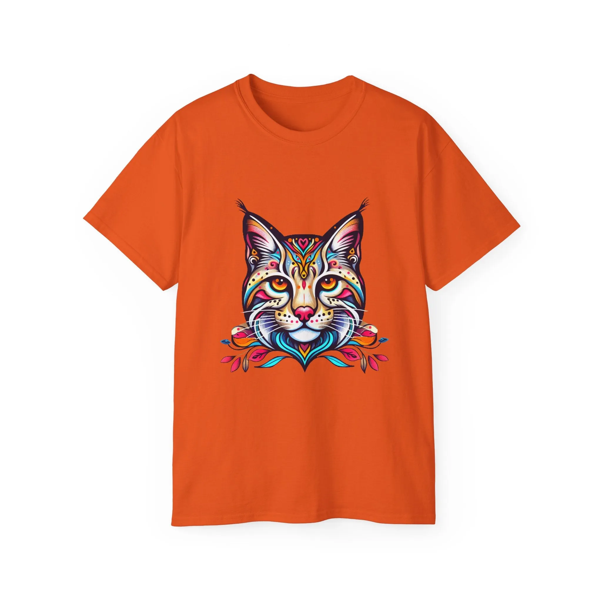 EXOTIC BIG CATS: American Bobcat-B. / Unisex Graphic Tee Shirt