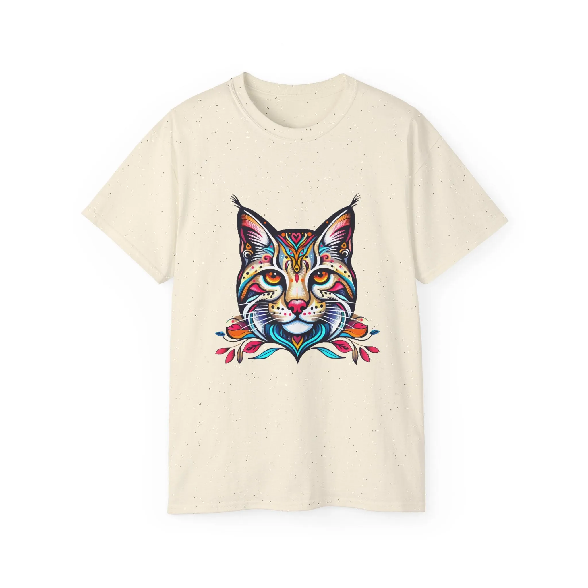 EXOTIC BIG CATS: American Bobcat-B. / Unisex Graphic Tee Shirt