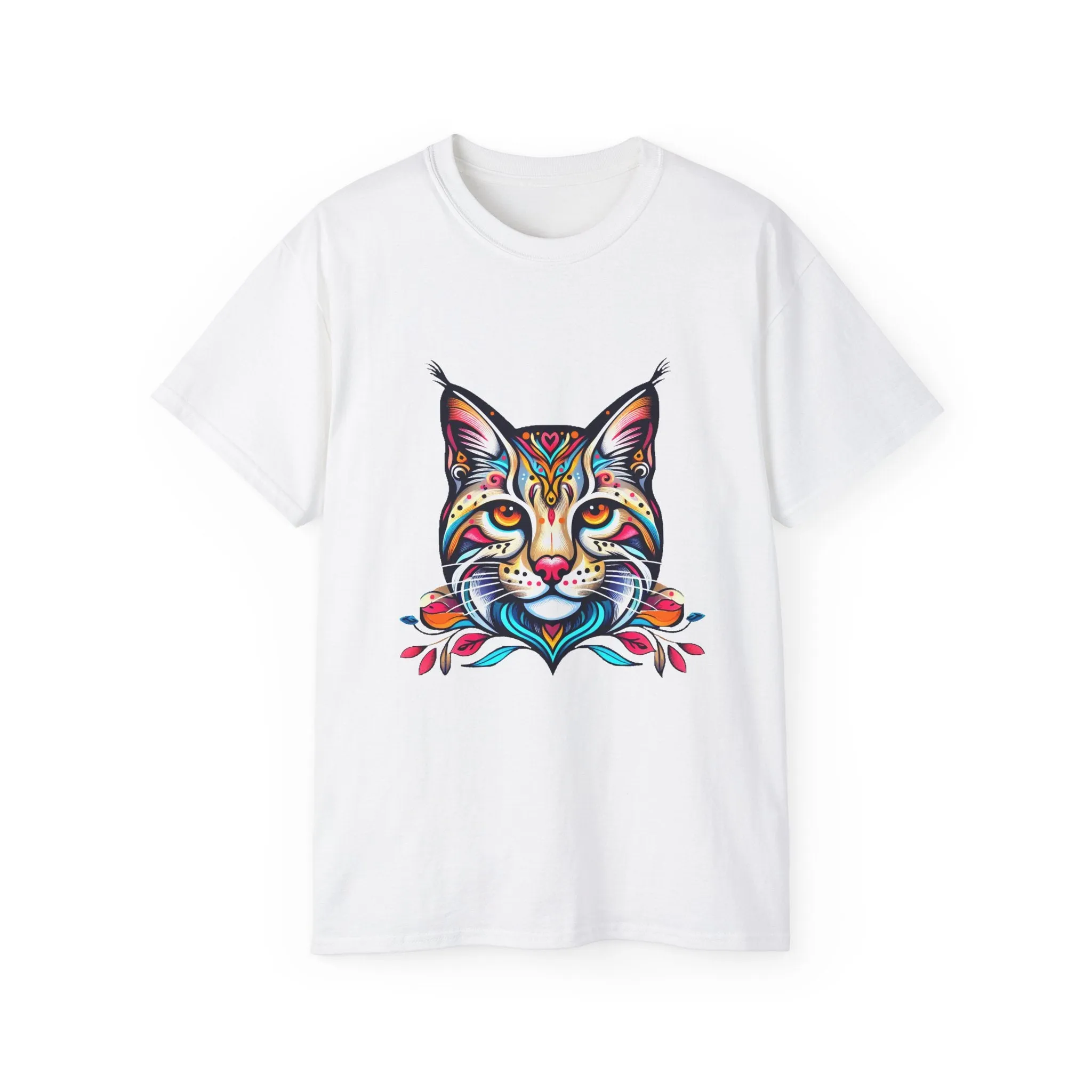 EXOTIC BIG CATS: American Bobcat-B. / Unisex Graphic Tee Shirt