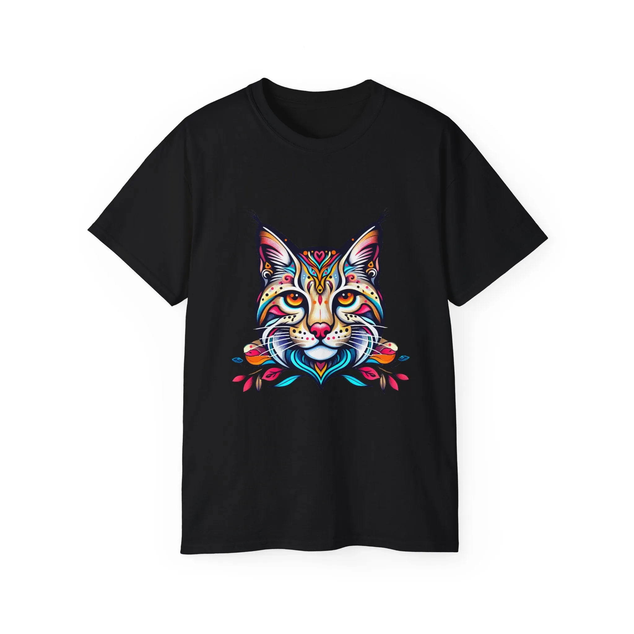 EXOTIC BIG CATS: American Bobcat-B. / Unisex Graphic Tee Shirt