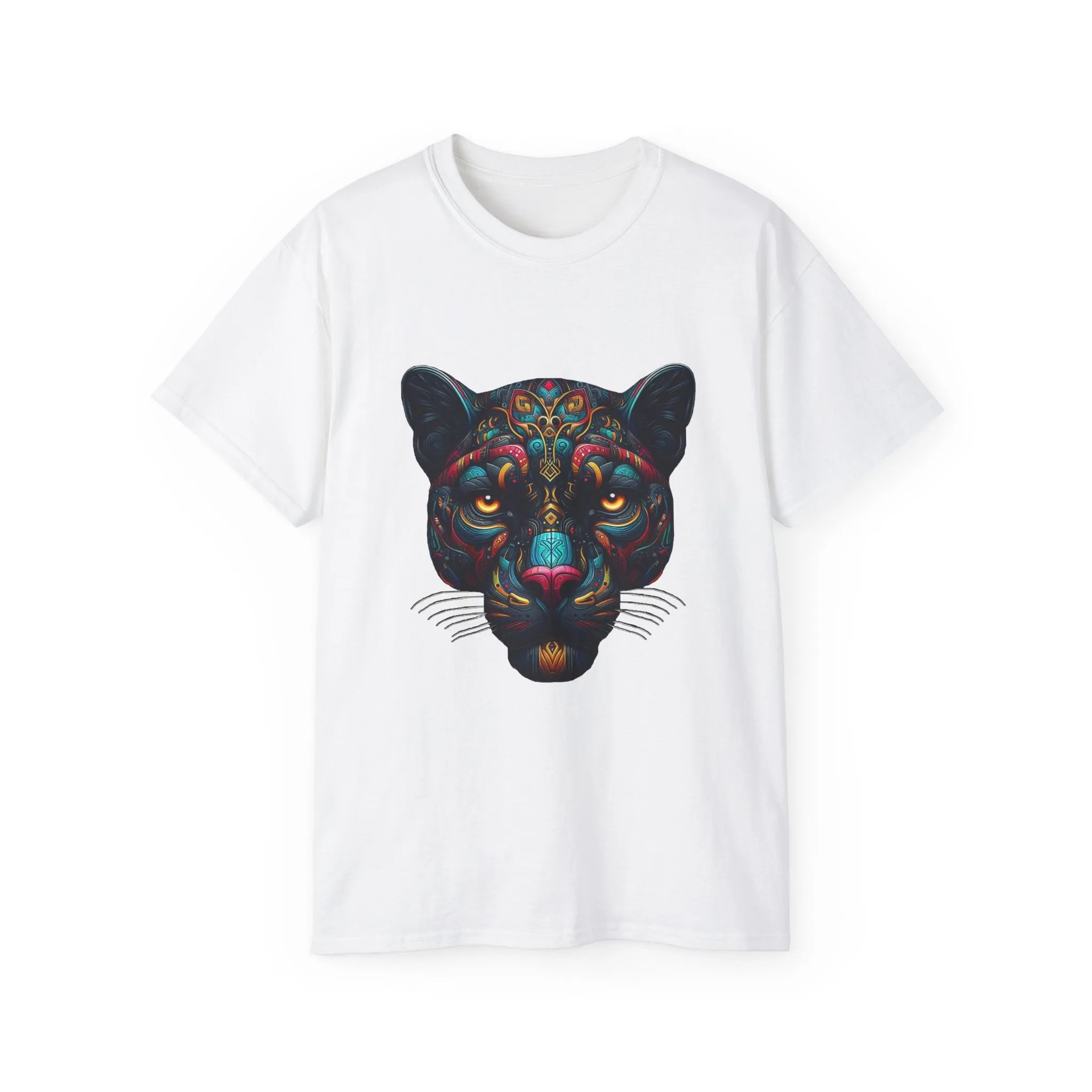 EXOTIC BIG CATS: Black Panther-A. / Unisex Graphic Tee Shirt