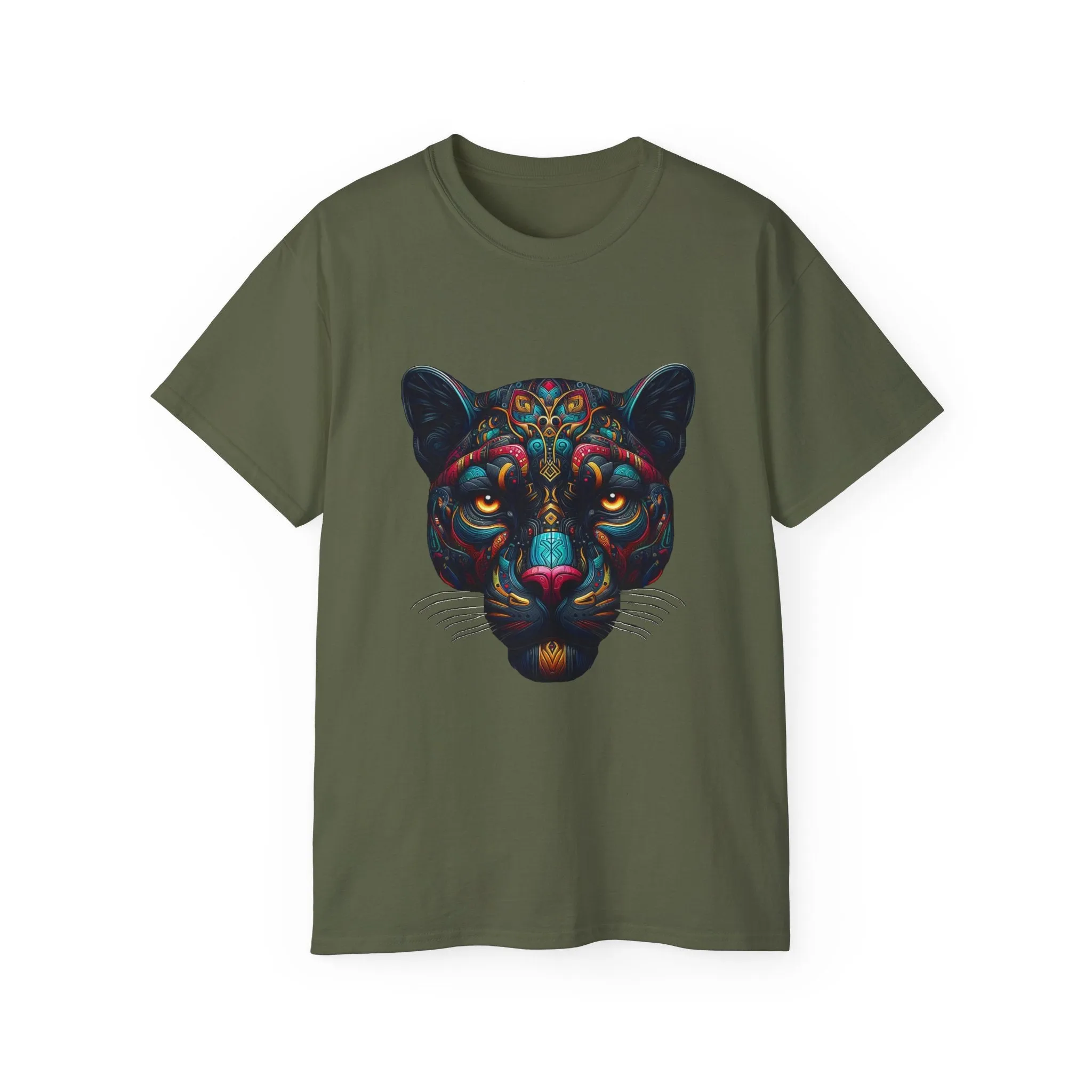 EXOTIC BIG CATS: Black Panther-A. / Unisex Graphic Tee Shirt