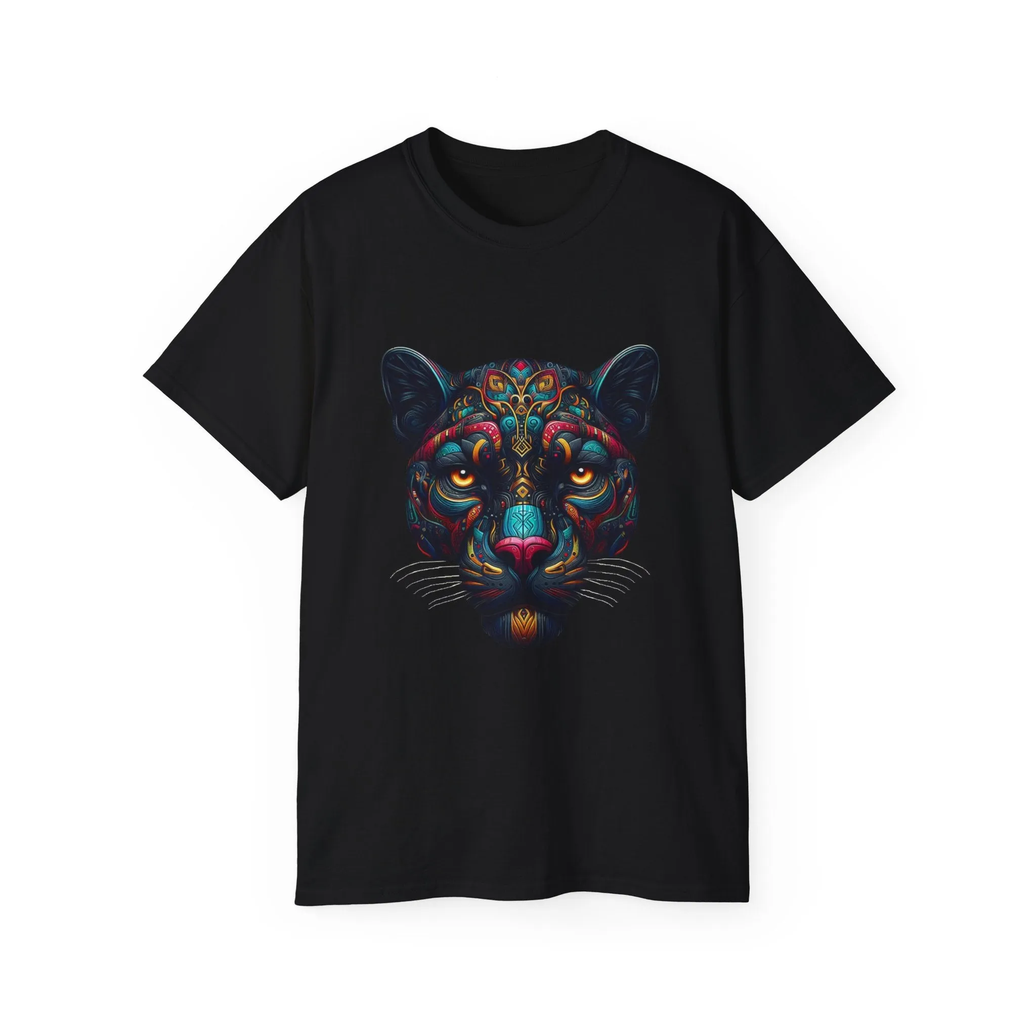 EXOTIC BIG CATS: Black Panther-A. / Unisex Graphic Tee Shirt