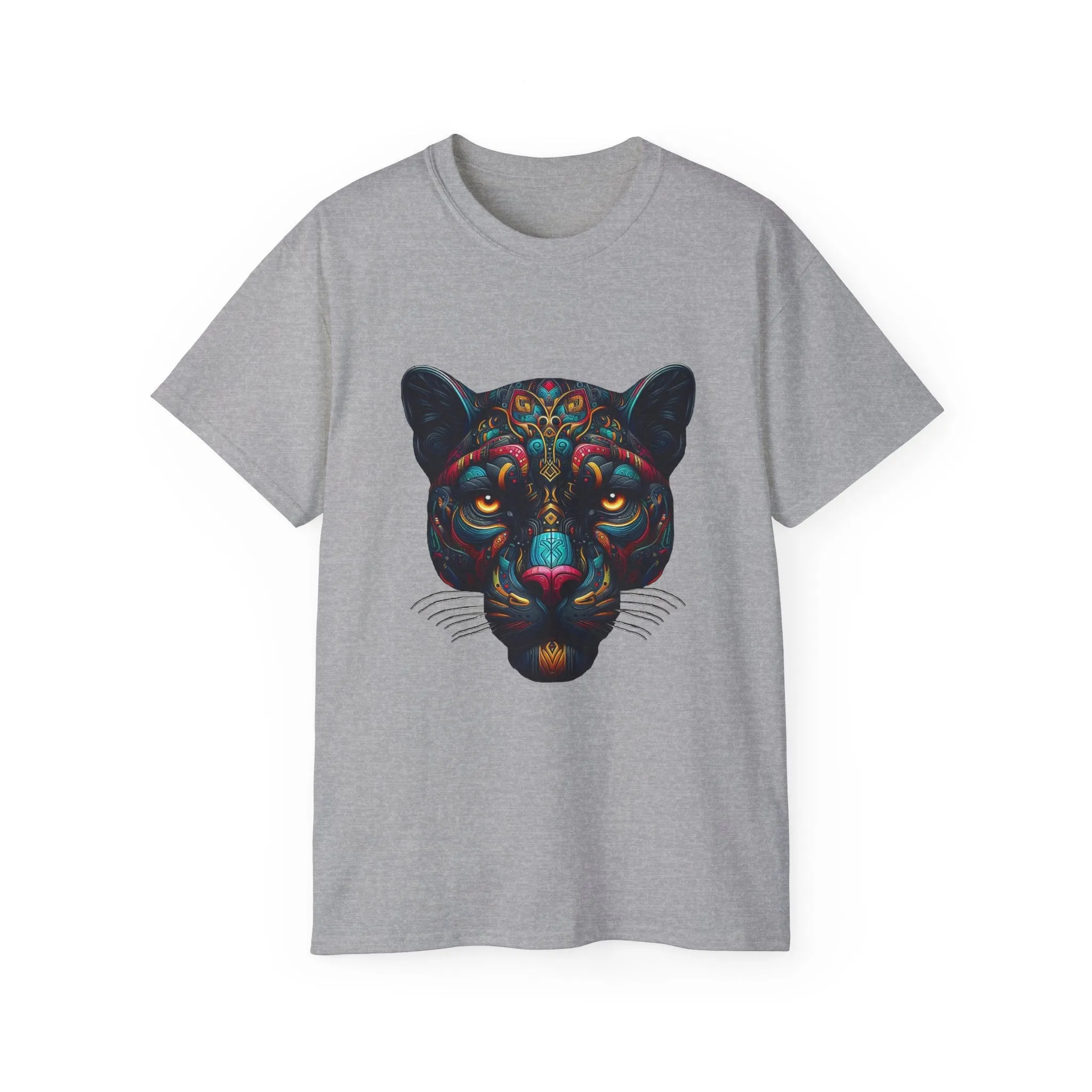 EXOTIC BIG CATS: Black Panther-A. / Unisex Graphic Tee Shirt