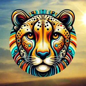 EXOTIC BIG CATS: Cheetah-B. / Unisex Graphic Tee Shirt