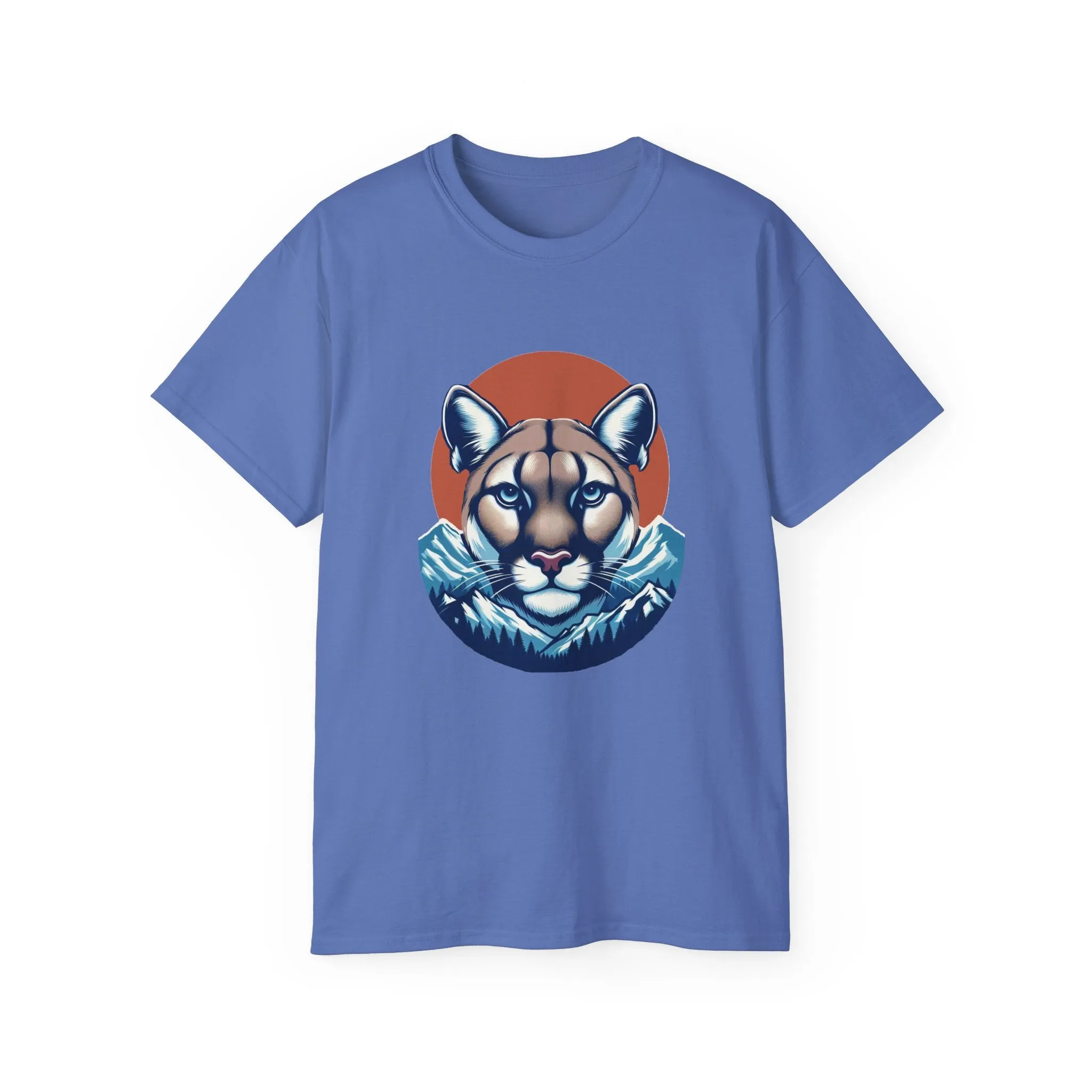 EXOTIC BIG CATS: Cougar-B. / Unisex Graphic Tee Shirt