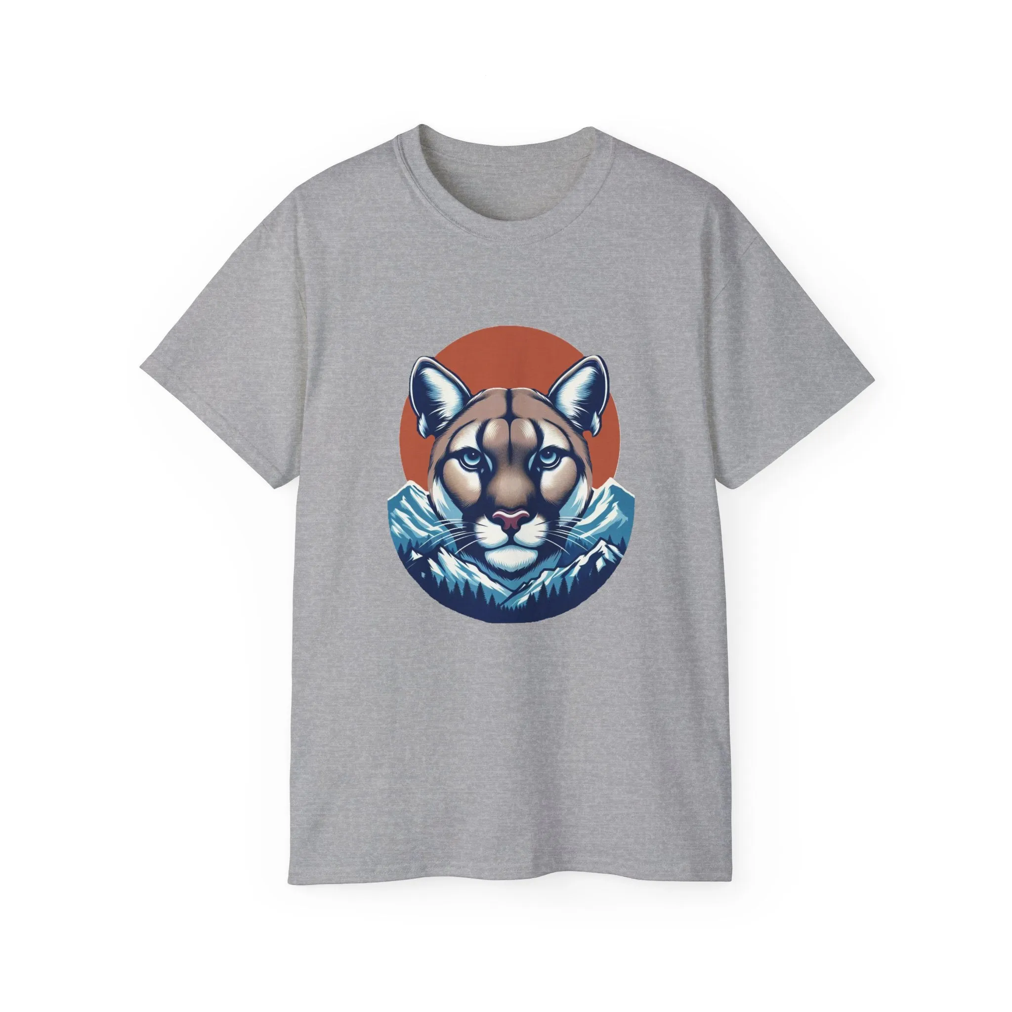 EXOTIC BIG CATS: Cougar-B. / Unisex Graphic Tee Shirt