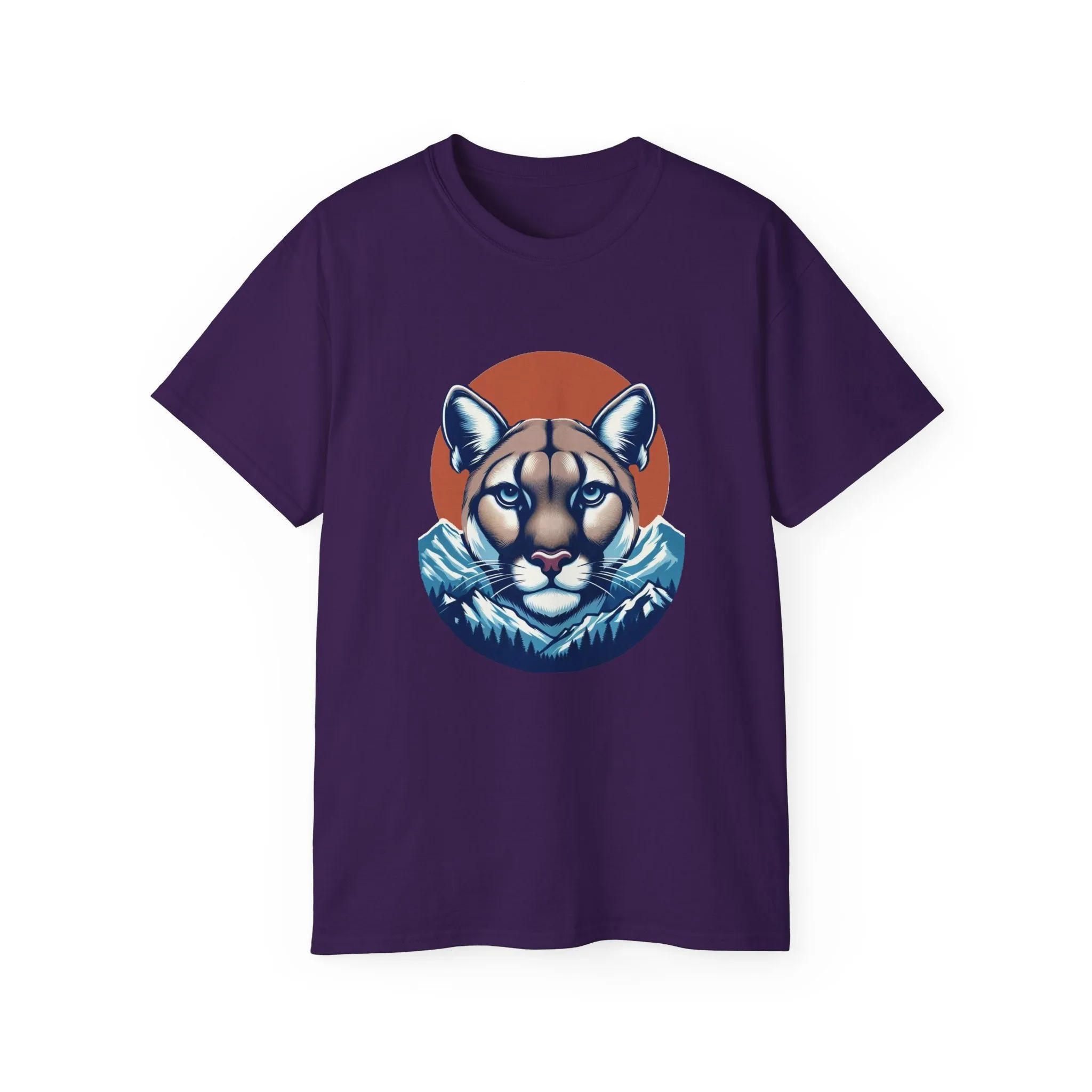 EXOTIC BIG CATS: Cougar-B. / Unisex Graphic Tee Shirt