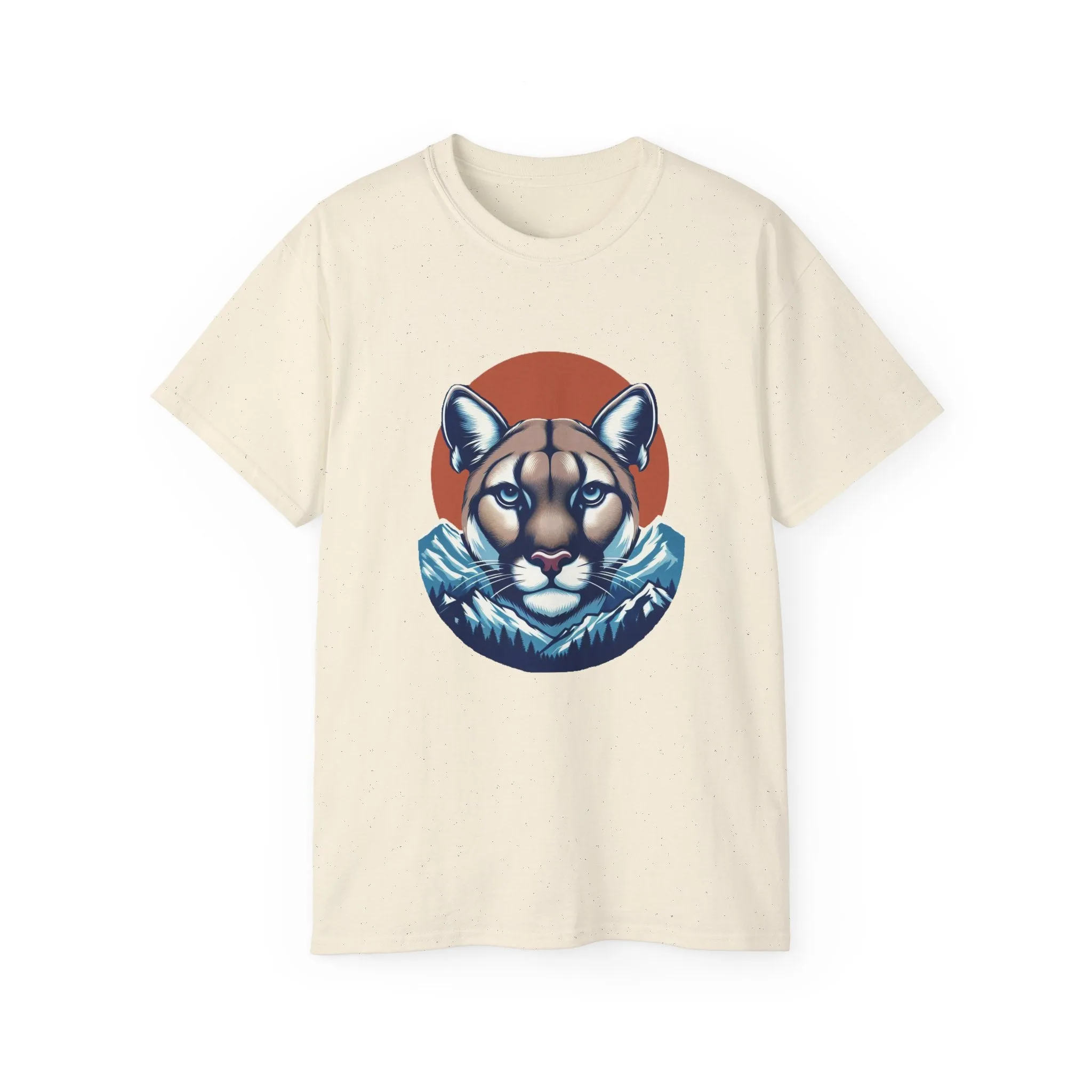 EXOTIC BIG CATS: Cougar-B. / Unisex Graphic Tee Shirt