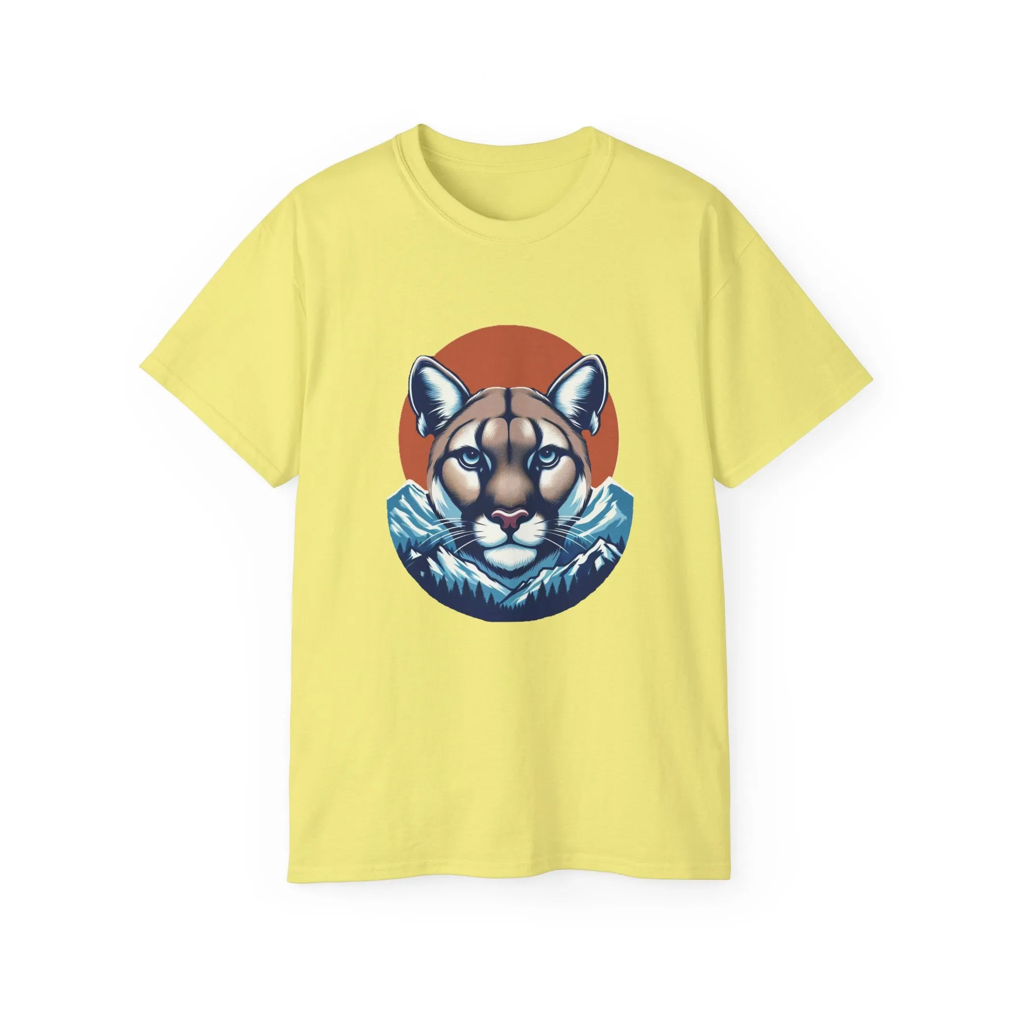 EXOTIC BIG CATS: Cougar-B. / Unisex Graphic Tee Shirt