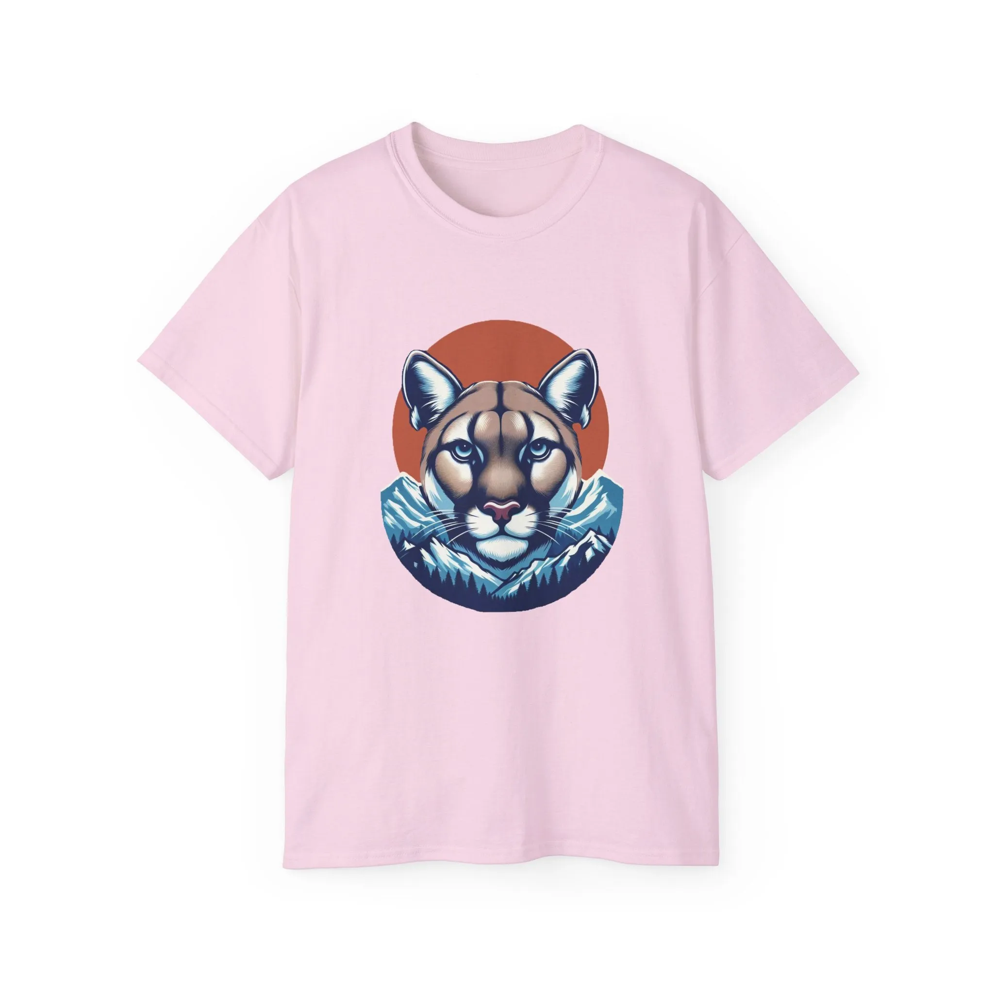 EXOTIC BIG CATS: Cougar-B. / Unisex Graphic Tee Shirt