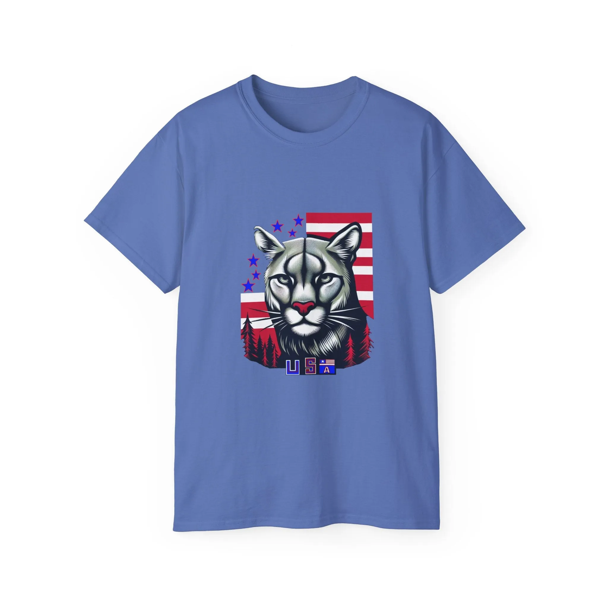 EXOTIC BIG CATS: Cougar-USA-A. / Unisex Graphic Tee Shirt