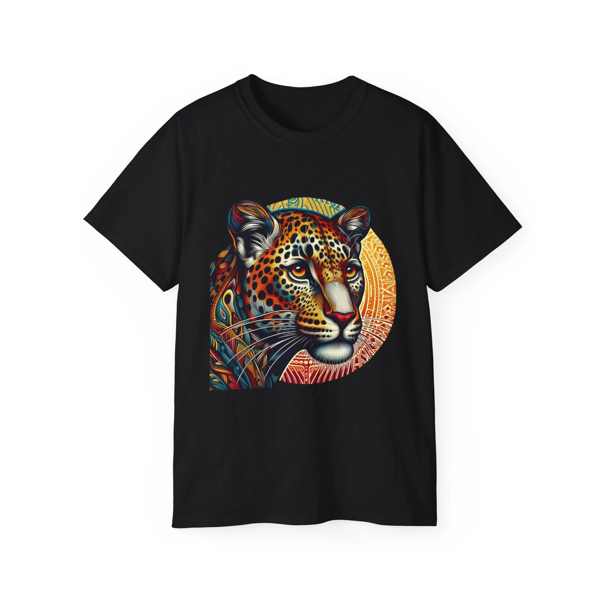 EXOTIC BIG CATS: Leopard-B. / Unisex Graphic Tee Shirt