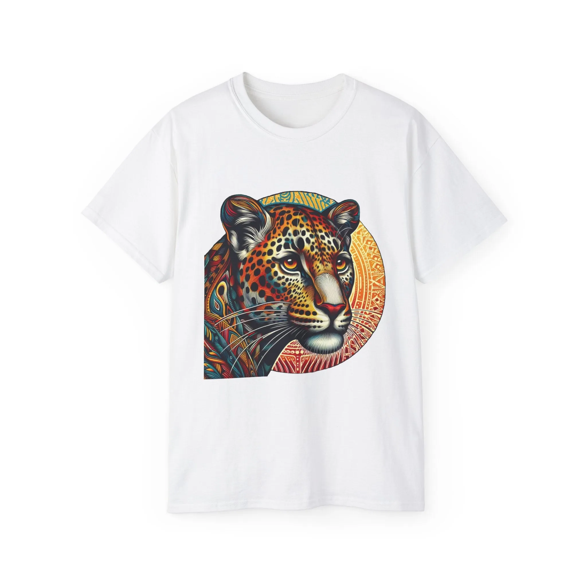 EXOTIC BIG CATS: Leopard-B. / Unisex Graphic Tee Shirt