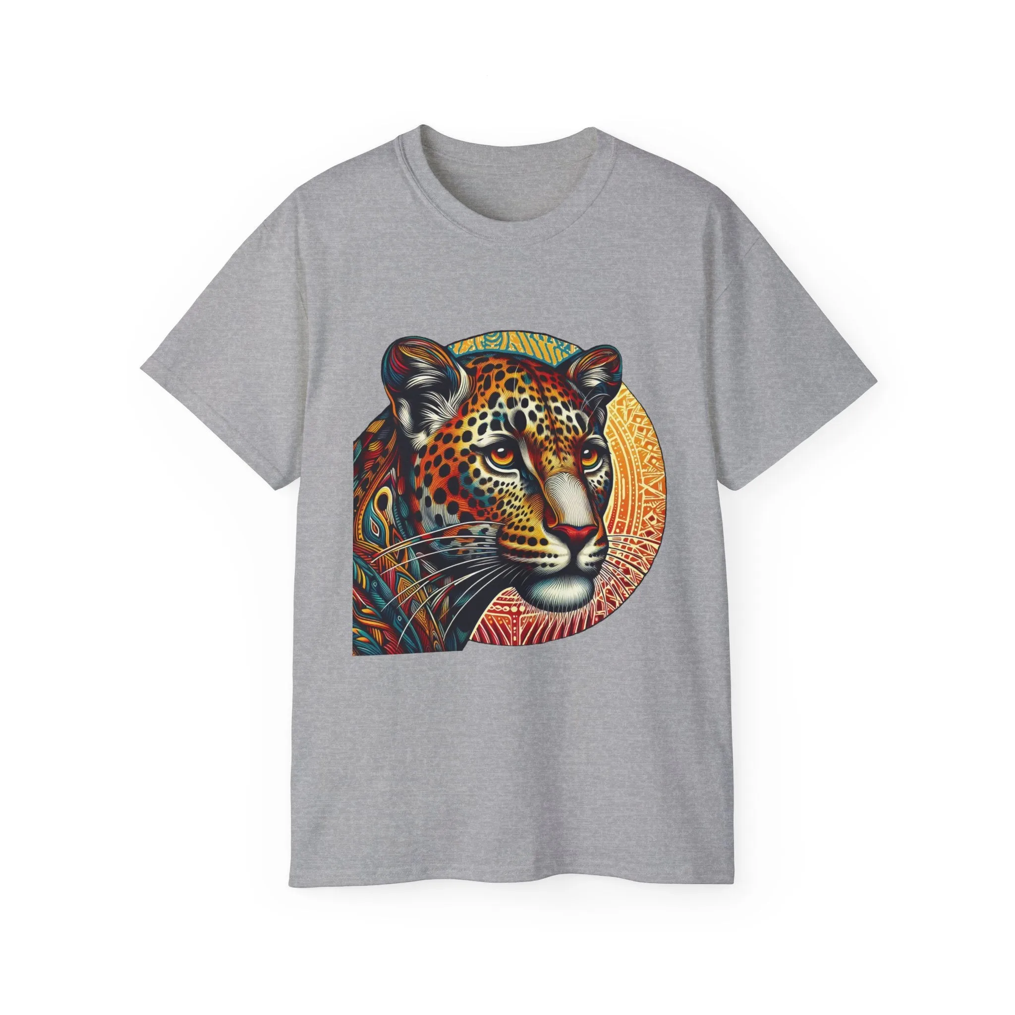 EXOTIC BIG CATS: Leopard-B. / Unisex Graphic Tee Shirt