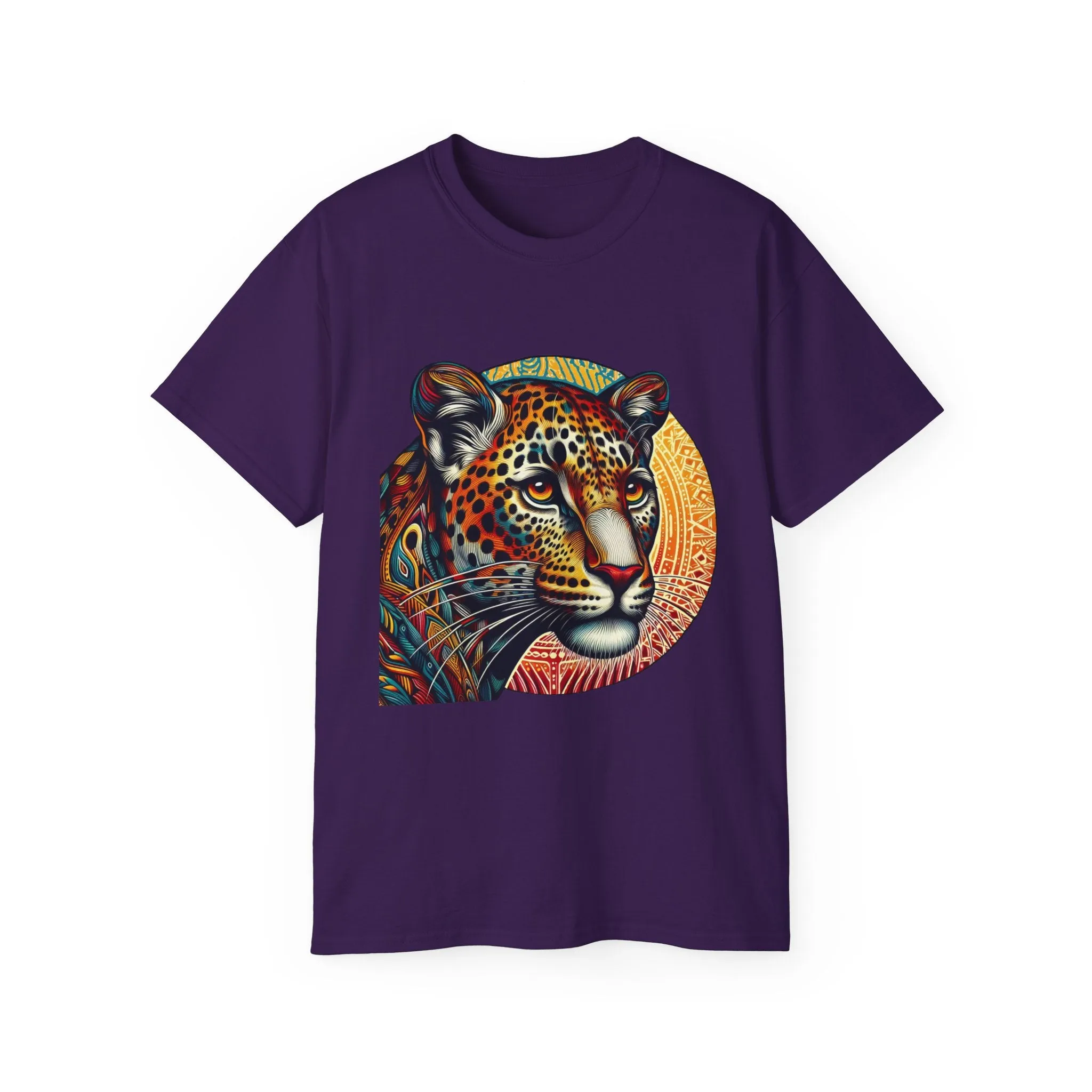 EXOTIC BIG CATS: Leopard-B. / Unisex Graphic Tee Shirt