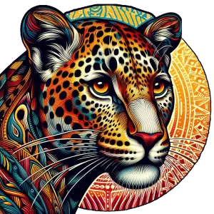 EXOTIC BIG CATS: Leopard-B. / Unisex Graphic Tee Shirt