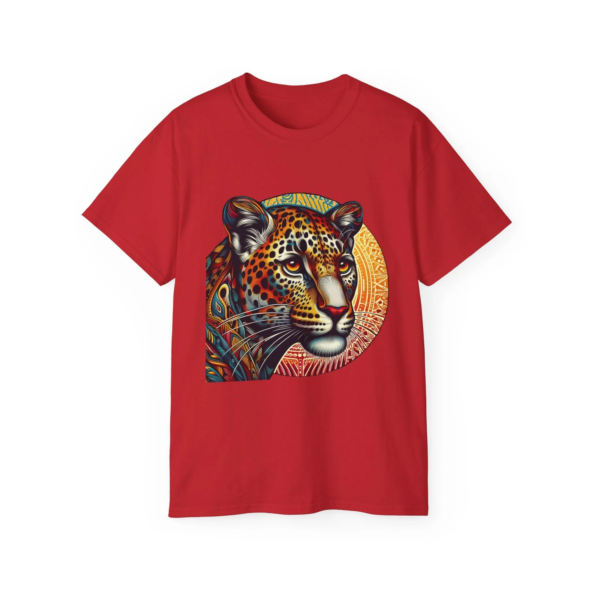 EXOTIC BIG CATS: Leopard-B. / Unisex Graphic Tee Shirt