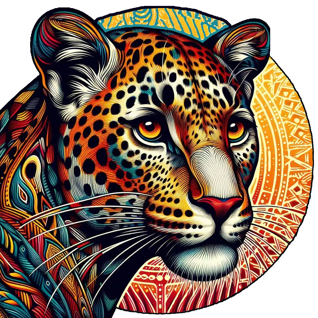 EXOTIC BIG CATS: Leopard-B. / Unisex Graphic Tee Shirt