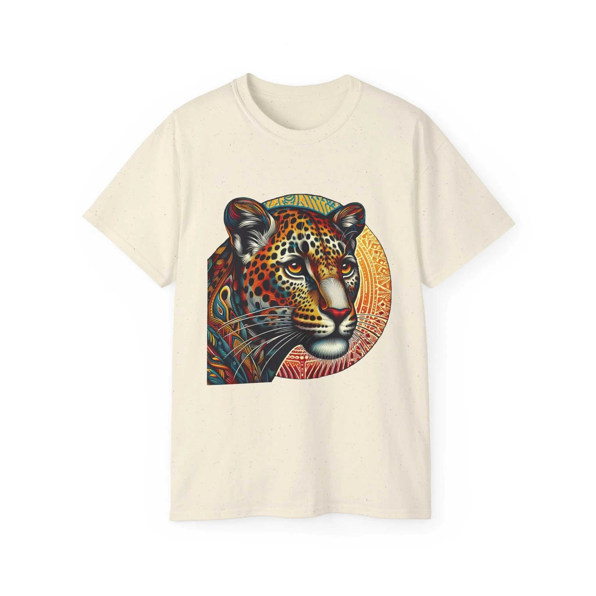 EXOTIC BIG CATS: Leopard-B. / Unisex Graphic Tee Shirt
