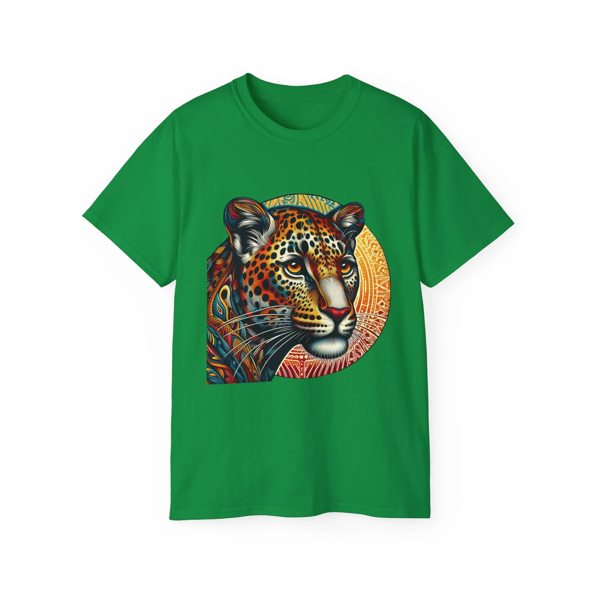 EXOTIC BIG CATS: Leopard-B. / Unisex Graphic Tee Shirt
