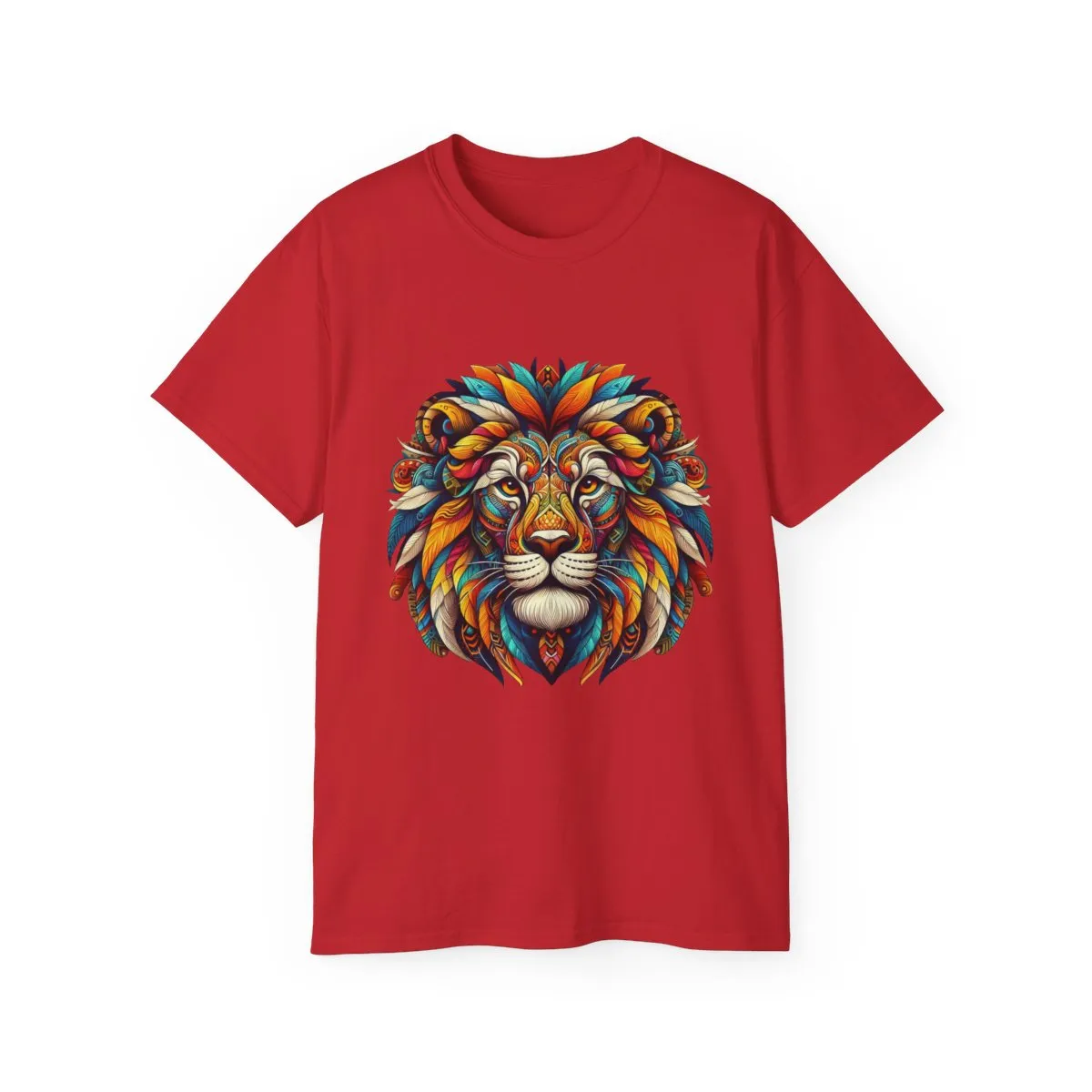 Exotic Big Cats - The Lion King-A. Unisex Graphic Tee Shirt