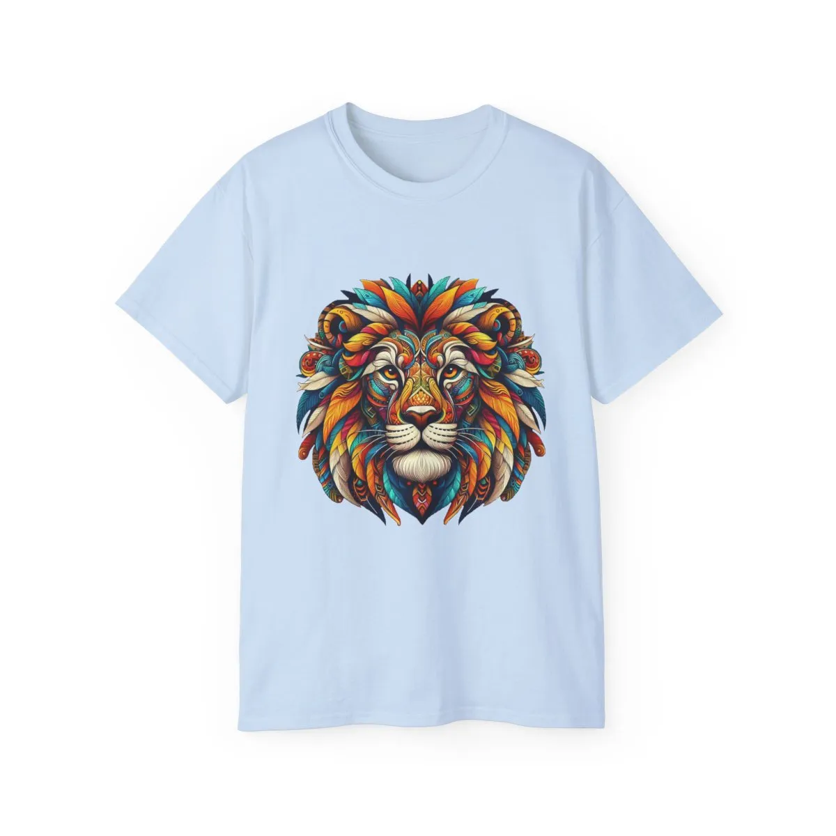 Exotic Big Cats - The Lion King-A. Unisex Graphic Tee Shirt