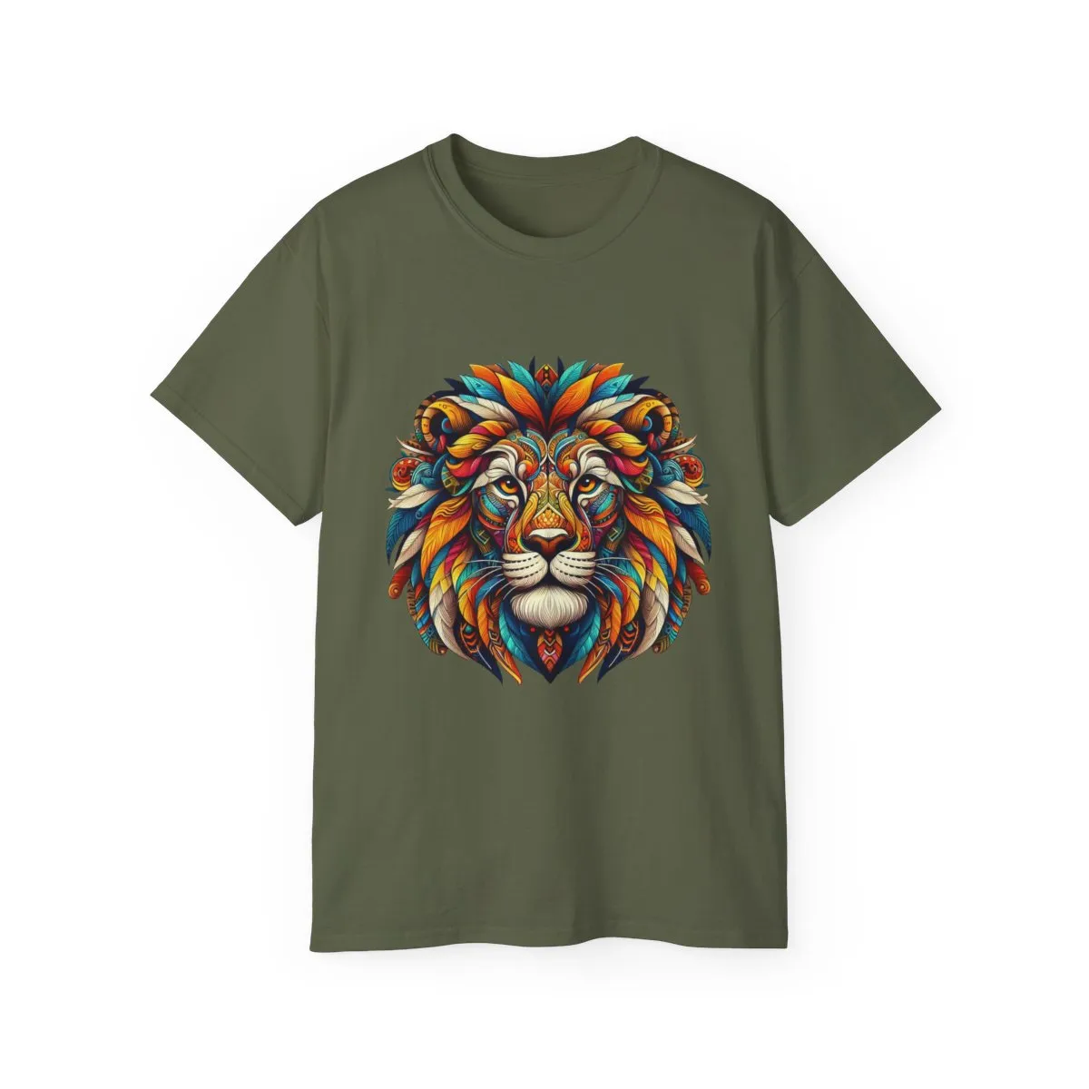 Exotic Big Cats - The Lion King-A. Unisex Graphic Tee Shirt