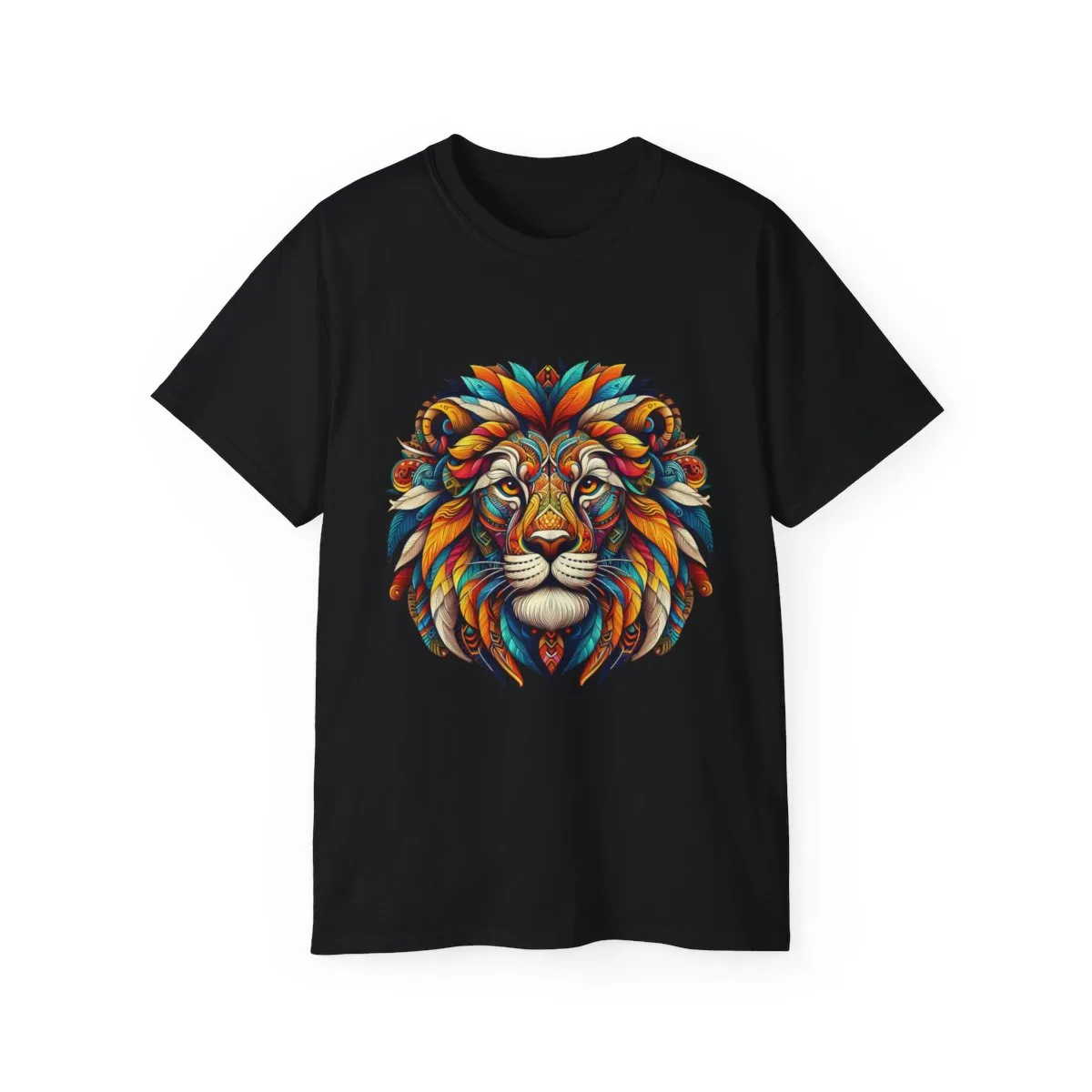 Exotic Big Cats - The Lion King-A. Unisex Graphic Tee Shirt
